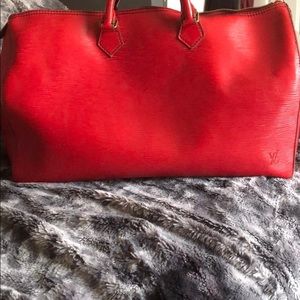 Vintage Louis Vuitton Speedy 40 Epi edition